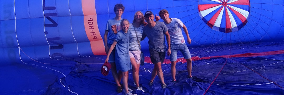 privé luchtballonvaart 5 passagiers